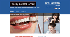 Desktop Screenshot of familydentistry-ca.com