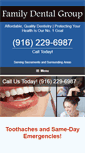 Mobile Screenshot of familydentistry-ca.com